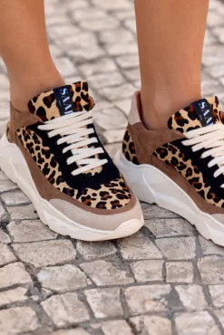BASKETS NICKI LÉOPARD