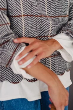 BLOUSE BALTHAZAR CHEVRON