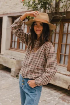 BLOUSE BALTHAZAR PIED DE COQ