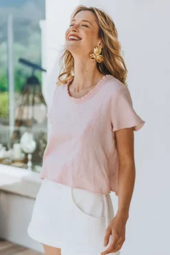 BLOUSE BELLA ROSE BRODÉ
