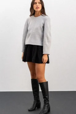 BLOUSE BETTINA GRISE