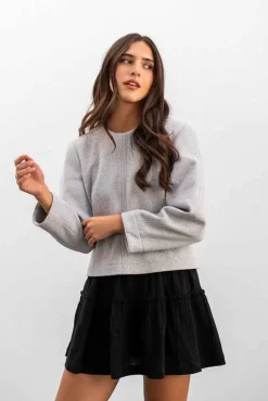 BLOUSE BETTINA GRISE