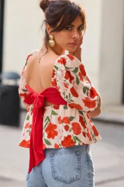 BLOUSE BLAISE IMPRIMÉ DAHLIA