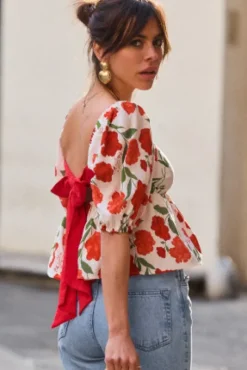 BLOUSE BLAISE IMPRIMÉ DAHLIA