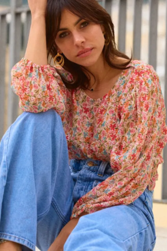 BLOUSE BÉNÉDICTE IMPRIMÉ JAVOTINE