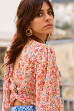 BLOUSE BÉNÉDICTE IMPRIMÉ JAVOTINE