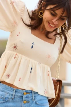 BLOUSE BRISÉIS IMPRIMÉ ARMELIN
