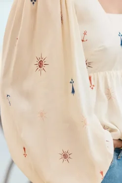 BLOUSE BRISÉIS IMPRIMÉ ARMELIN