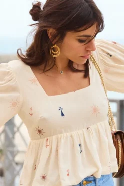 BLOUSE BRISÉIS IMPRIMÉ ARMELIN