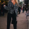 BLOUSE CALIOPE SEQUIN ARGENT