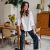 BLOUSE DINA BLANC COTON