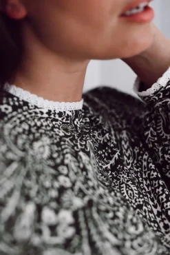 BLOUSE HENRIETTE BANDANA KAKI