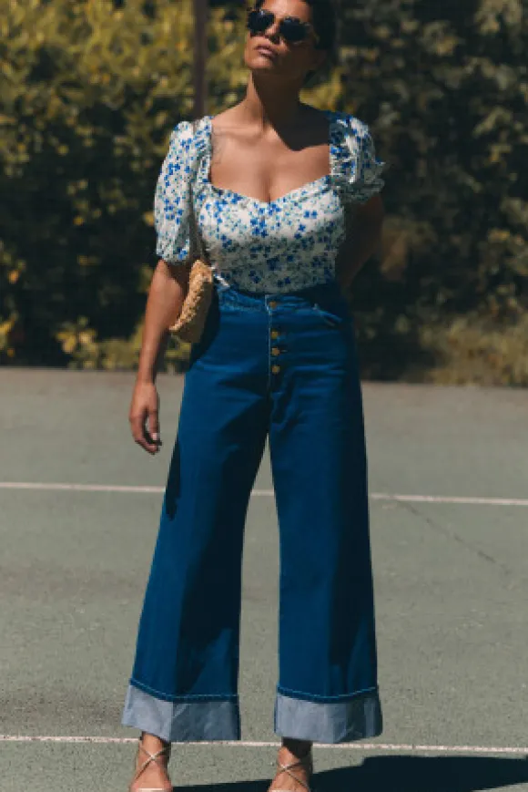 BLOUSE JULIANNA PORCELAINE