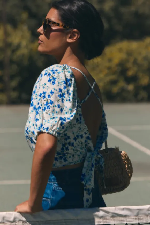 BLOUSE JULIANNA PORCELAINE