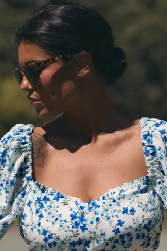 BLOUSE JULIANNA PORCELAINE