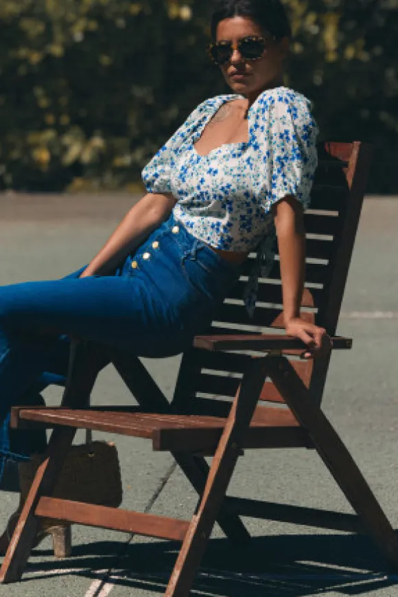 BLOUSE JULIANNA PORCELAINE