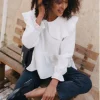 BLOUSE KENDAL BLANC COTON