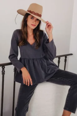 BLOUSE MARTHA GRIS