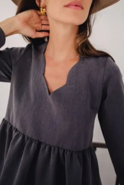 BLOUSE MARTHA GRIS