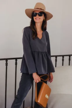 BLOUSE MARTHA GRIS