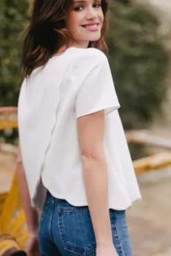 BLOUSE MILAN BLANC