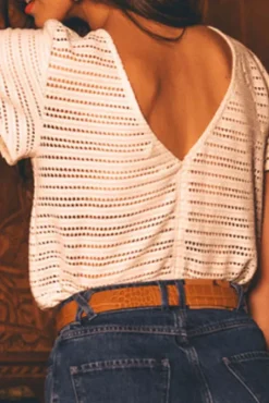 BLOUSE MYRTILLE KOMBOLOY ÉCRU