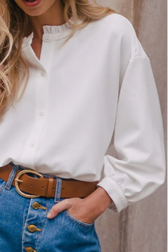 BLOUSE RUFUS BLANC