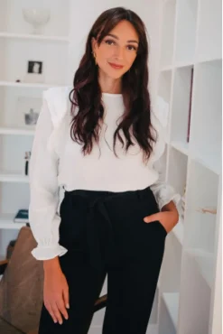 BLOUSE SILÈNE ÉCRU COTON
