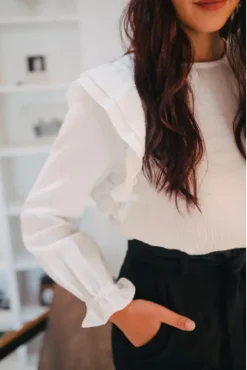 BLOUSE SILÈNE ÉCRU COTON