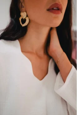 BLOUSE SULLY BLANC COTON