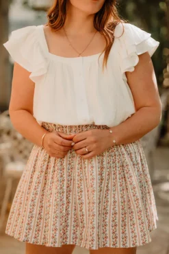 BLOUSE SUZANNE BLANC COTON