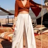 BLOUSE TINA MARRON