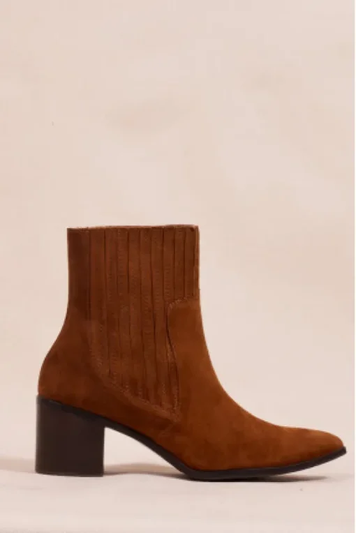 BOTTINES SANDRA CARAMEL