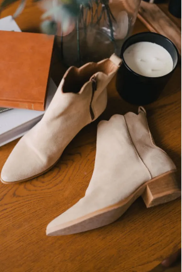 BOTTINES ZÉLIE GREIGE
