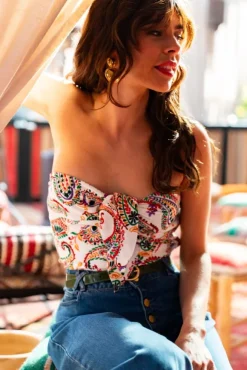 BUSTIER BADIS IMPRIMÉ MARCADOR