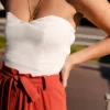 BUSTIER LOLA LIN VISCOSE BLANC