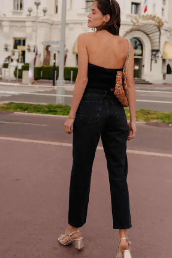 BUSTIER LOLA LIN VISCOSE NOIR