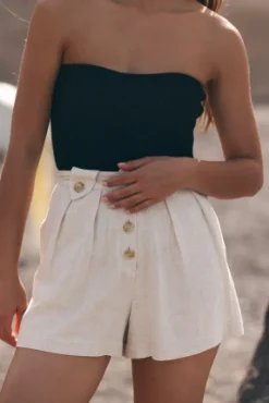 BUSTIER MARGUERITE NOIR