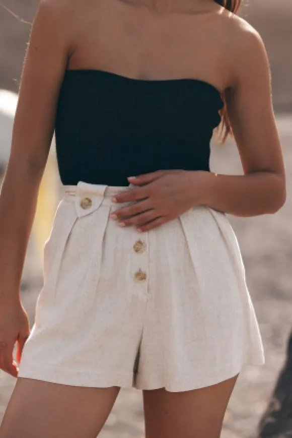 BUSTIER MARGUERITE NOIR