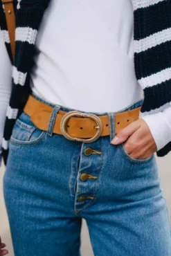 CEINTURE GALICE DAIM CAMEL