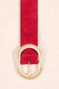CEINTURE GALICE DAIM CARMIN