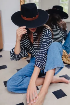 CHAPEAU MAXENCE NOIR