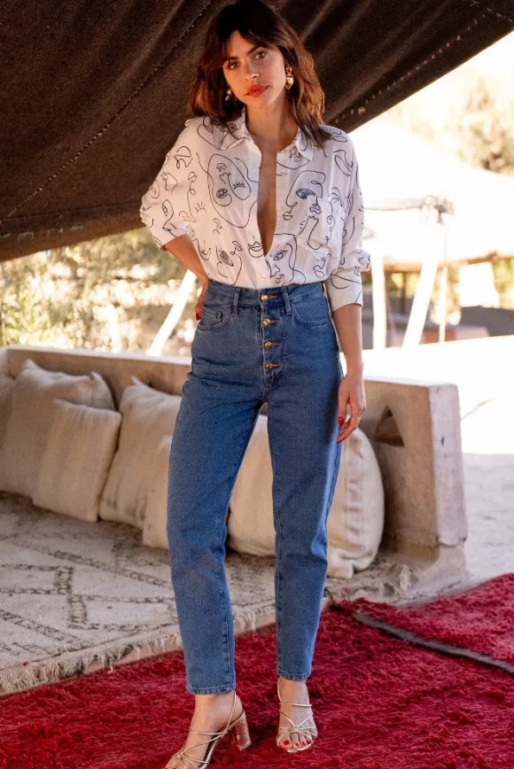 CHEMISE CÉLINA IMPRIMÉ LINE