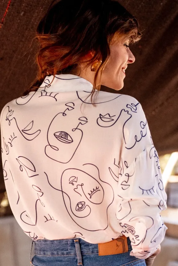CHEMISE CÉLINA IMPRIMÉ LINE