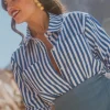 CHEMISE MARC STRIPES BLUE