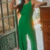 COMBINAISON ALEX LIN VISCOSE VERT