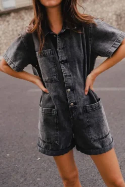 COMBINAISON CHUCK DENIM GRIS
