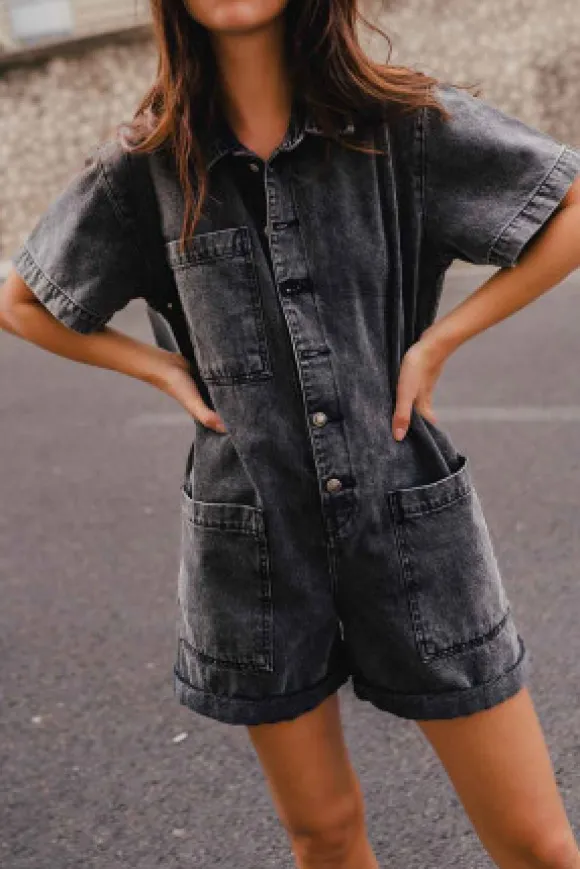 COMBINAISON CHUCK DENIM GRIS