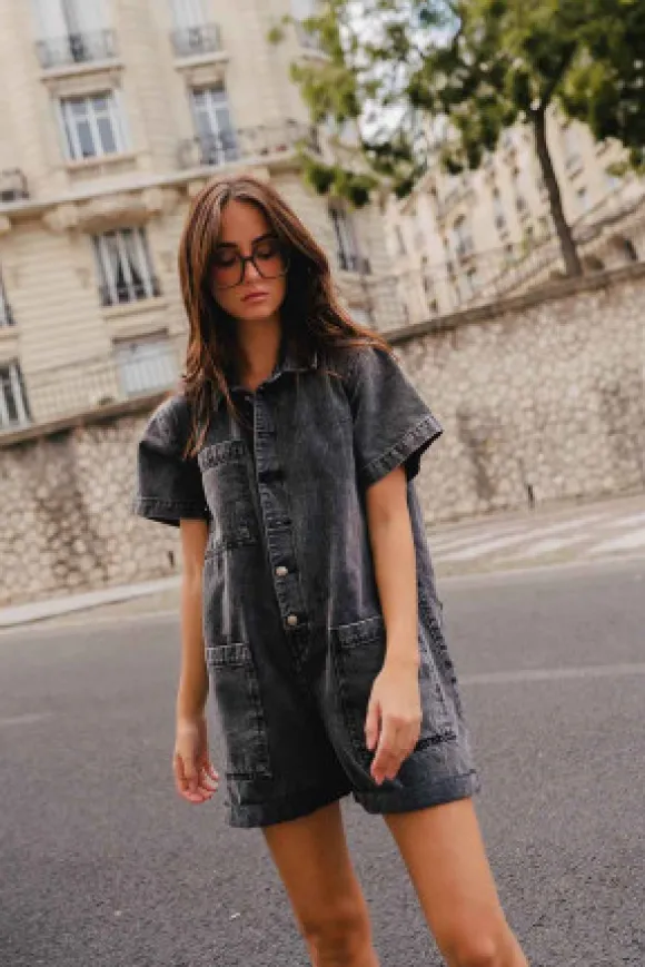 COMBINAISON CHUCK DENIM GRIS