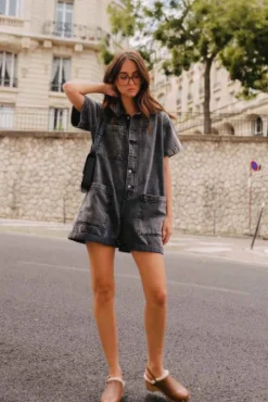 COMBINAISON CHUCK DENIM GRIS